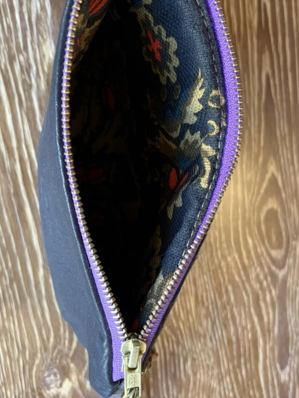 Rebyc. Cowhide Wristlet Clutch Bag